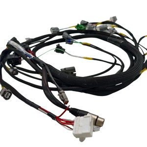 Direct Manufacturer Standalone ECU Auto Engine Wiring Harness Heavy Duty Braided Sleeving Multi Pin Sensor Wire Harness
