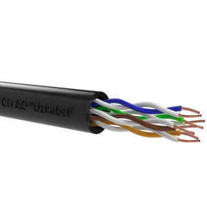 UTP Cat5 Copper Network Cable 4x2x0.52mm PE Jacket Twisted Pair For Building And Data Systems