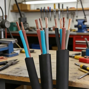 Heavy Duty MYQ Rubber Mining Cable 0.3/0.5kV Flexible Mobile Power Cord for Underground Coal Mine & Industrial Equipment