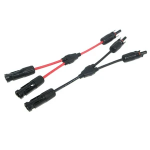 Solar Panel Waterproof Y Splitter Branch Cable PV Parallel Adapter Wire for RV Off-Grid Energy Storage System
