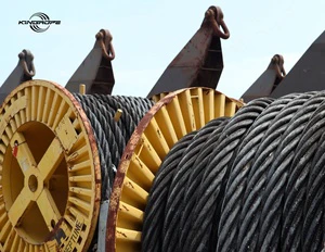 Manufacturer 6x37+Iwrc 6x25 6x19 6x36 6x7 18mm 6mm 32mm Steel Wire Rope Wire Cable With Sling Rigging For Crane Lifting Mining