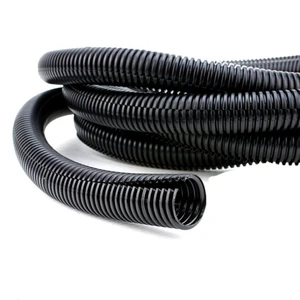 Low Smoke Halogen Free Flexible PA PP PE Plastic Wire Conduit for Electrical Safety
