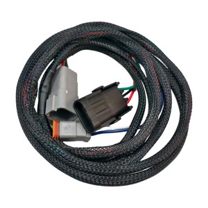 Durable Nylon Braided Automotive Electrical Extension Wire High Temperature Resistant Sealed Plug Connector Wire Harness