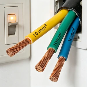 Premium Copper Conductor Power Cable With Thickened Insulation Layer for Building Construction and Industrial Electrical