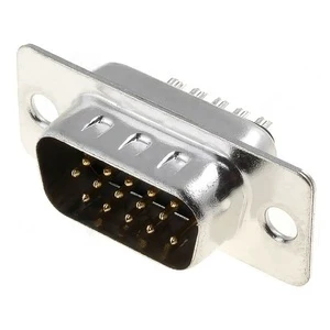 Hdb15 Male Solder Type Rows D-sub Cable Connectors Molex 15 Pin connector