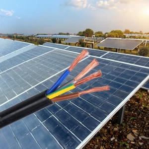 For TUV Approved XLPE PV Solar Wire 2x4mm2 6mm2 10mm Twin DC Copper 2 Core Solar Cable for Power Applications