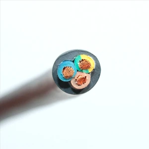 Industrial Grade Power Cable H05RN-F 2*1.5 300/500V Light Machinery Cable VDE Approved