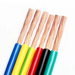 Factory Copper Electrical Cable Building Insulation Copper Conductor Flexible Electric Wire Tinned Copper Wire
