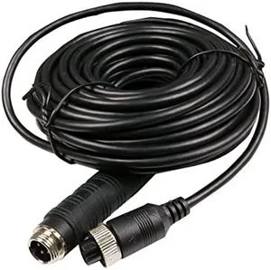 IP67 Waterproof 4-Pin CCTV Extension Cable Backup Camera Cable for Trailers Mobile DVR Transport Surveillance Accessories