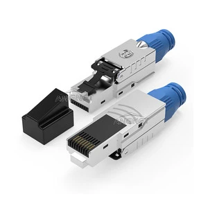 40Gbps Toolless Cat8 Connector Field Termination RJ45 Cat 8 Plug Used For Cat8 Cable