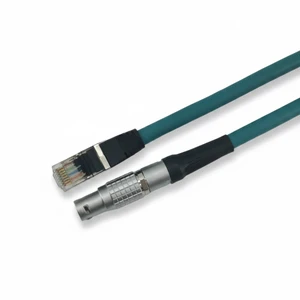 FGG-1B308glad72 Aviation Plug to Crystal Head RJ45 High Soft 8 Core Drag Chain Network Cable for Aviation Use