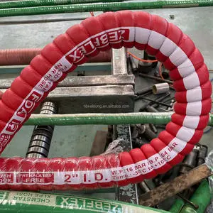 Wear Resistance Chemical Discharge Hose Steel Wire Reinforced Synthetic Rubber XLPE High Pressure Braided Acid Hose Food Cutting