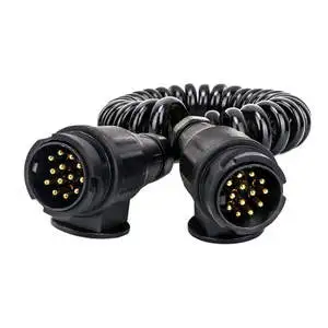 New Heavy Duty Weatherproof 13 Pin Trailer Plug Cable Connection for Trucks and Trailers RC Brand 1 Year Warranty