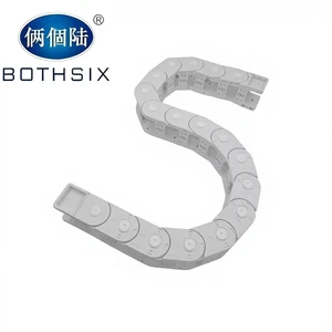 BOTHSIX Cost Effective High Flex S-Type Nylon Cable Drag Chain for Automation Equipment & Machine Tools