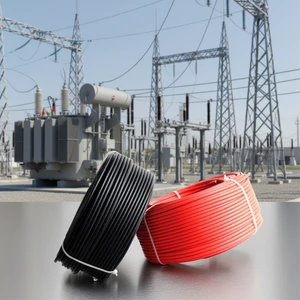 High Temperature Solar Cable XLPO XLPE Insulated 4mm² 6mm² 1500V Tinned Copper PV Wire for Concentrated Solar