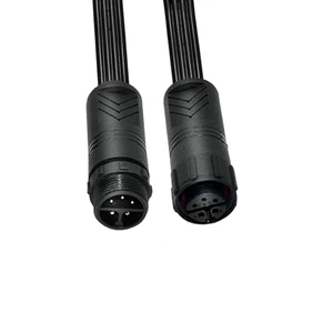 Waterproof Connector Ip67 Ip68 M16 2 3 4 5Pin Electric Cable Connector Plug Ip67 5 Pin Led Connector
