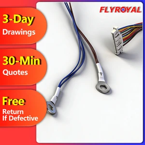 Custom JST Tyco Molex Automotive Wire Harness for New Energy Vehicles PVC Insulated for Electronic Applications