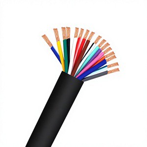 RVV Flexible Cable 8/10/12/14/16/20/24/30 Cores 0.5/0.3/0.2 Square Machine Control Signal Line Flame Retardant