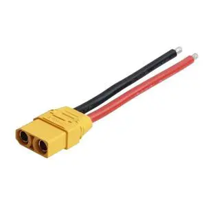 XT90 Wire Harness Cable Assembly XT90 Female Connector To Open Tin L100mm 12AWG XT90 Wire Harness Cable Assembly