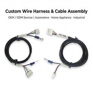 Reliable Quick Installation HINICABLE HYH-CSM-004 Electrical Wiring Harness Cable Assembly 1000mm Length 5+ Cores JST MOLES