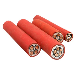 Oxygen-Free Copper Conductor Fireproof Cable Steel Tape Armored Low Smoke Halogen XLPE Jacket PVC Flexible Mineral Cable