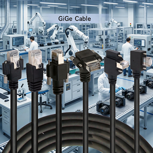 Super Cat6 Industrial Camera Gigabit High Flex Network Cable, Cat6a Twisted Pair Double Shielded Drag Chain Ethernet Cable