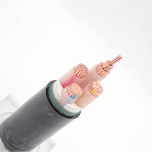 Oxygen-free Copper Power Cable ZR-YJV 2 3 4 5 Core LSZH Low Smoke Halogen-Free Flame Retardant XLPE Insulated Electric Cable