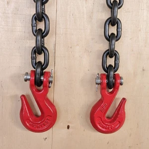 5/16 X10ft G80 LengthTransport Binder Chain Safety/Binder Chain With Clevis Grab Hooks