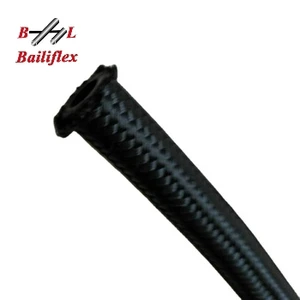 Oil-resistant Textile Covered Steel Wire Braided Hydraulic Rubber Hose High Pressure R5