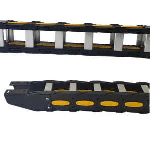 OEM Large Size Aluminum Alloy Beam Cable Drag Chain Carrier Plastic Flexible Drag Cable Chain
