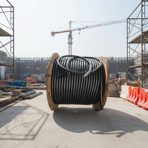 12mm Underground High Voltage Power Cable 35kV 4-Core YJV Type Copper XLPE/PVC for Construction and Railway