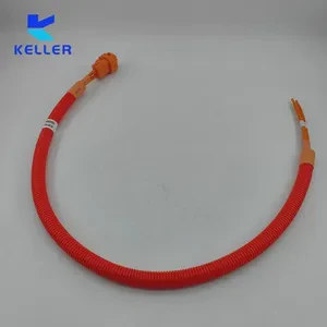 High Temperature Resistant Customized Cable Assembly Connecting Wire Hv Automotive Signal Wiring Harness for Line Diameter 0.5