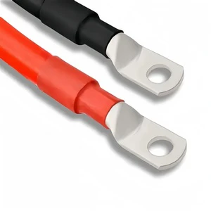 1 AWG 50mm² Stranded Bare Copper DC Flexible Battery Cable XLPE Rubber Jacket Marine Automotive Use Solar Inverters 500m -40C