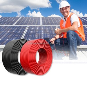 Factory Sales Twincore 2x1,5mm 2x2.5mm 2x4mm 2*6mm 2x10mm 2*16mm Energy Cable Flexible Leader Solar Cable Twin Cables Solar