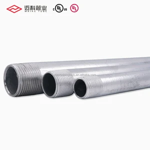 UL1242 Galvanized Steel Intermediate Metal Conduit Double-Ended Threaded Combustion-Proof for Solar Farm Renewable Energy