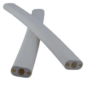 Custom Multi-Lumen Silicone Rubber Tube Molding High Precision Extruded Profile LED Lamp Wire Harness High Temperature Wear