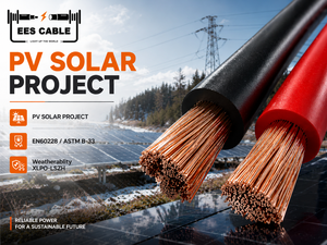 Red or Black 4mm/6mm/10mm Solar Cable Pv Cable Manufacturers for Solar System Cable