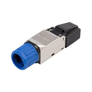 Ethernet RJ45 Connector Cat8 FTP Plug 8P8C Tool Free Connector Shielded Network Plug