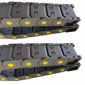 Inner Size H35*W75 mm Enclosed Plastic Flexible Cable Drag Chain