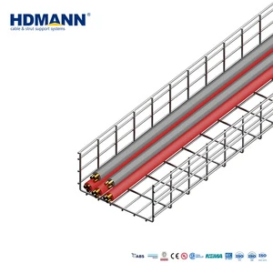 Hdmann Marine Grade 316L Stainless Steel 5.0mm Wire Basket Cable Tray for Offshore Wind Power and Renewable Energy