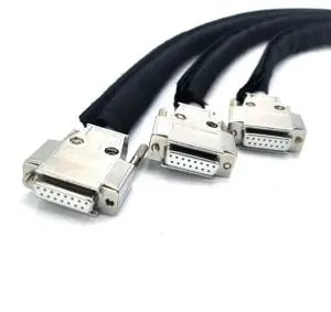 Wire Harness D-Sub Serial Cable Assembly 220V/380V Rated CYXTEK Brand PVC Copper FEP Insulation For Industrial Machinery