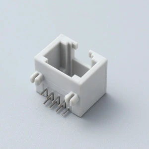 Copper RJ45 Connector Mini Network Port 8P8C 90 Degree Female Socket Interface PCB IP20