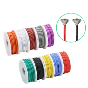 PFA Insulated Hookup Wire UL758 Certified Flexible High Temp Cable for Automotive Engine Bay and Harsh Environments