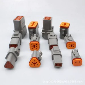 DT06-2S Dechi Type PVC Insulation Copper Conductor Waterproof Car Connector Cable with 2H-12H Male Female Plug Wiring Harness