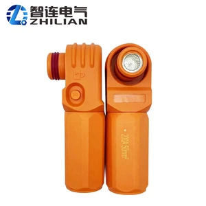 120A 200A IP67 Waterproof Silver Plated UL94-V0 Flame Retardant Energy Storage Connector 1000V High Current Battery Power Plug