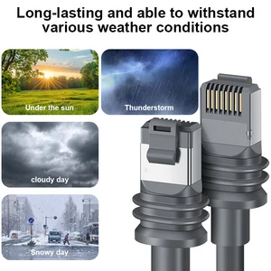 Starlink Gen 3 V 3 Outdoor Copper Network Ethernet Cable Cat5e Cat6 7 8 1200 Mbps For Dish & Router