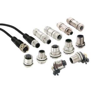 Ip67 Industrial M5 M8 M9 M16 M23 7/8 2 3 4 5 6 7 8 9 10 12 13 14 16 Pin 3Pin Cable Wire Circular Waterproof M12 Connector