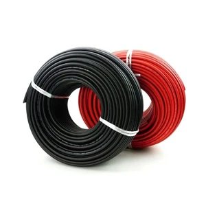 High Quality Solar PV Cable 4mm2 6mm2 Photovoltaic Wire TUV Approved DC Cable for Solar Power System