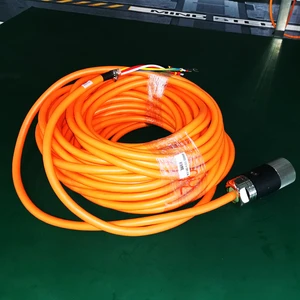 Power Cable Pre-assembled 6FX8002-5DS14-1BA0 4x10+(2x1.5)C Connector Full Thread Sz.3 for SINAMICS S120 Motor Module Dmax=20.1mm