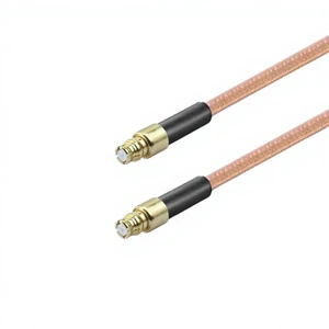 Wayiii RG316 Coaxial Cable Assembly Shielded Spiral SMP Female Connectors 50 Ohms Impedance 6GHz Frequency Silver-Coated Weather